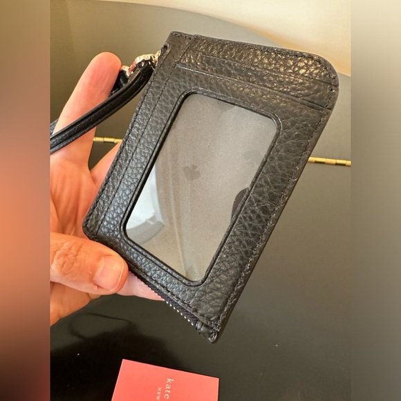 NWT Authentic Luxury Classic Preppy Small Card Holder Wristlet Key Ring Wallet - Picture 7 of 17